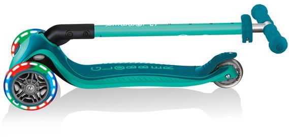 Детский 3-колесный самокат Globber Primo Foldable Plus Lights, 439