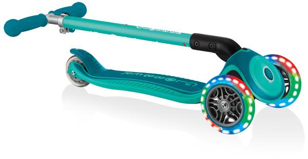 Детский 3-колесный самокат Globber Primo Foldable Plus Lights, 439