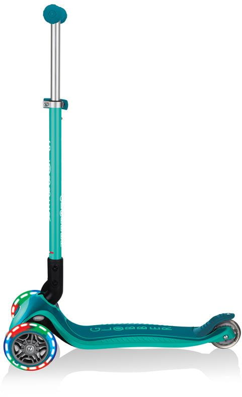 Детский 3-колесный самокат Globber Primo Foldable Plus Lights, 439