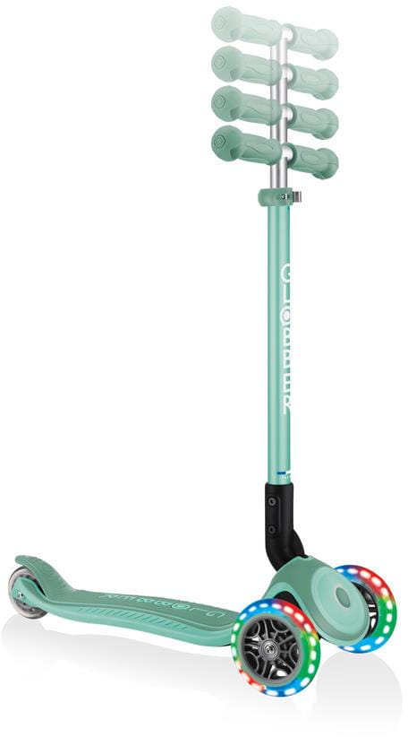 Детский 3-колесный самокат Globber Primo Foldable Plus Lights, 439