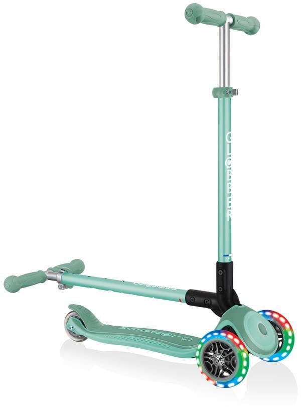 Детский 3-колесный самокат Globber Primo Foldable Plus Lights, 439
