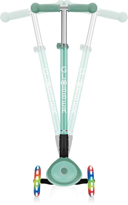 Детский 3-колесный самокат Globber Primo Foldable Plus Lights, 439
