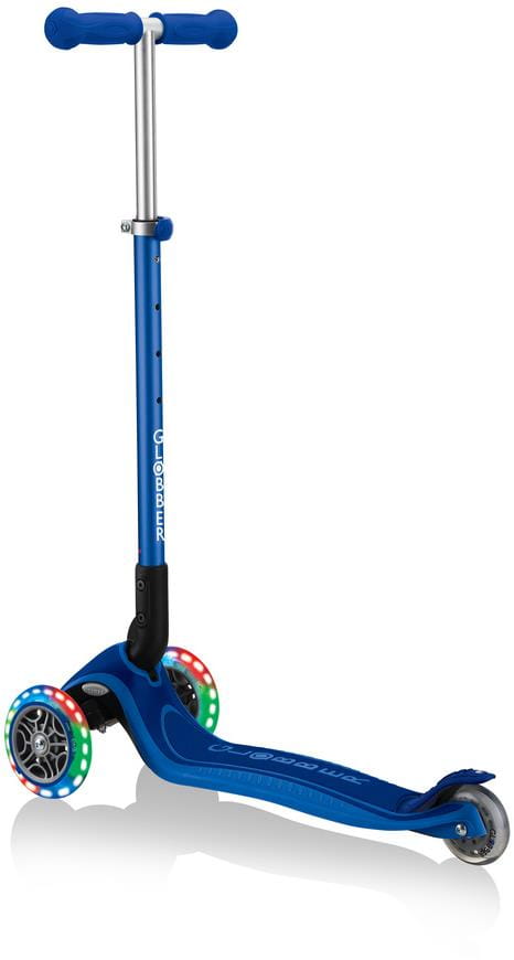 Детский 3-колесный самокат Globber Primo Foldable Plus Lights, 439
