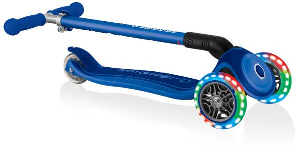 Детский 3-колесный самокат Globber Primo Foldable Plus Lights, 439