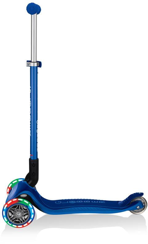 Детский 3-колесный самокат Globber Primo Foldable Plus Lights, 439