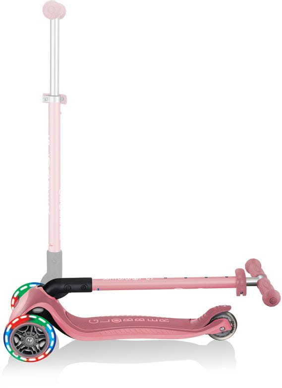 Детский 3-колесный самокат Globber Primo Foldable Plus Lights, 439