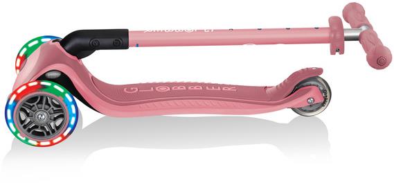 Детский 3-колесный самокат Globber Primo Foldable Plus Lights, 439