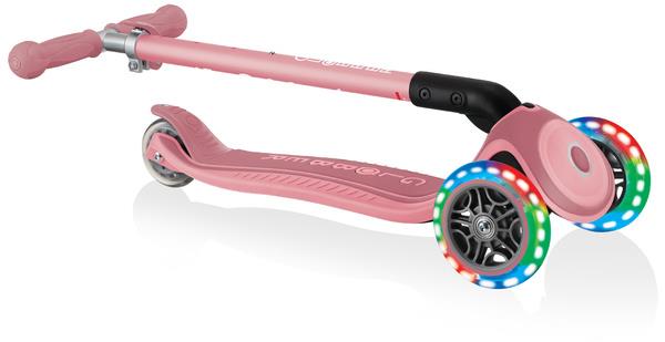 Детский 3-колесный самокат Globber Primo Foldable Plus Lights, 439