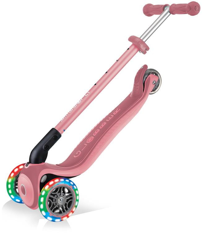 Детский 3-колесный самокат Globber Primo Foldable Plus Lights, 439