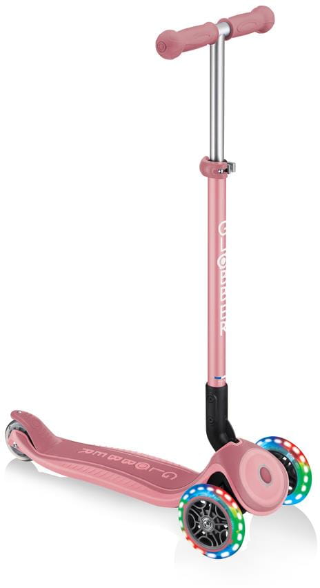 Детский 3-колесный самокат Globber Primo Foldable Plus Lights, 439