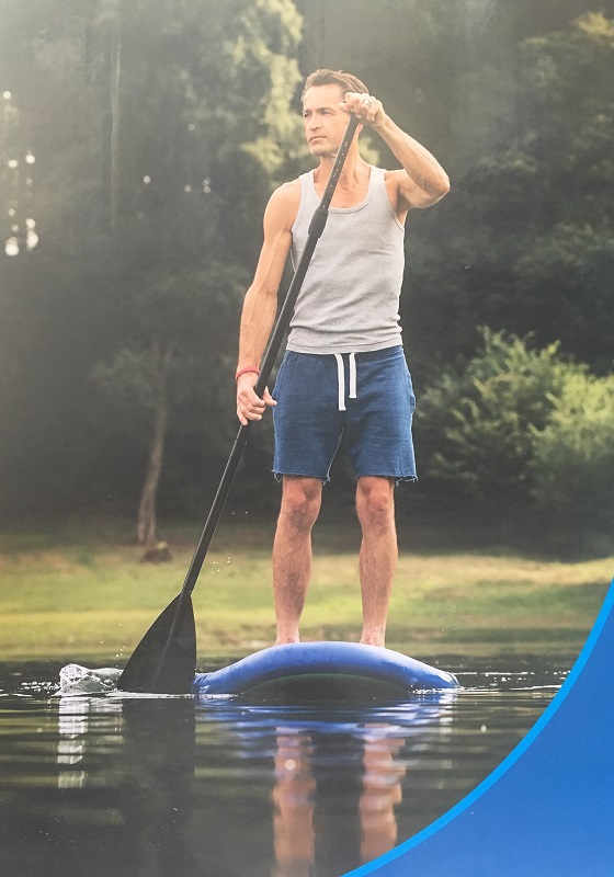 Надувная доска для серфинга Hudora Stand Up Paddle Glide 320 см, 03881