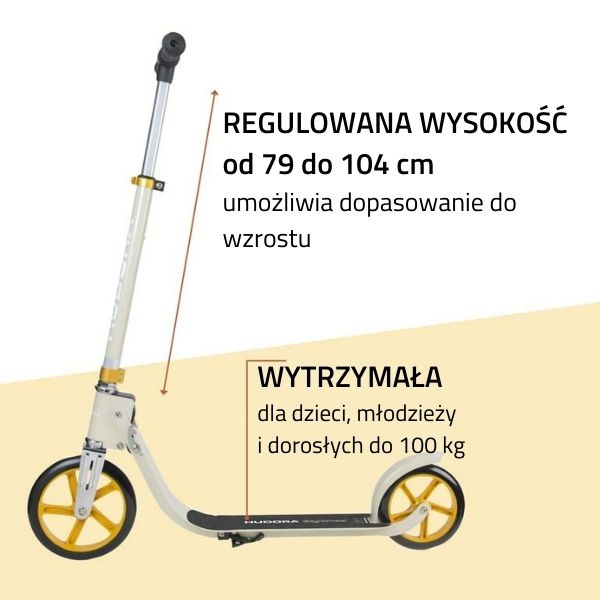 Детский самокат Hudora Bigwheel 215 Blue (14126, 14127)