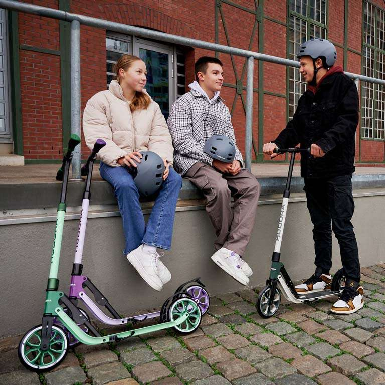 Детский самокат Hudora Bigwheel Advanced 205 (14151, 14153)
