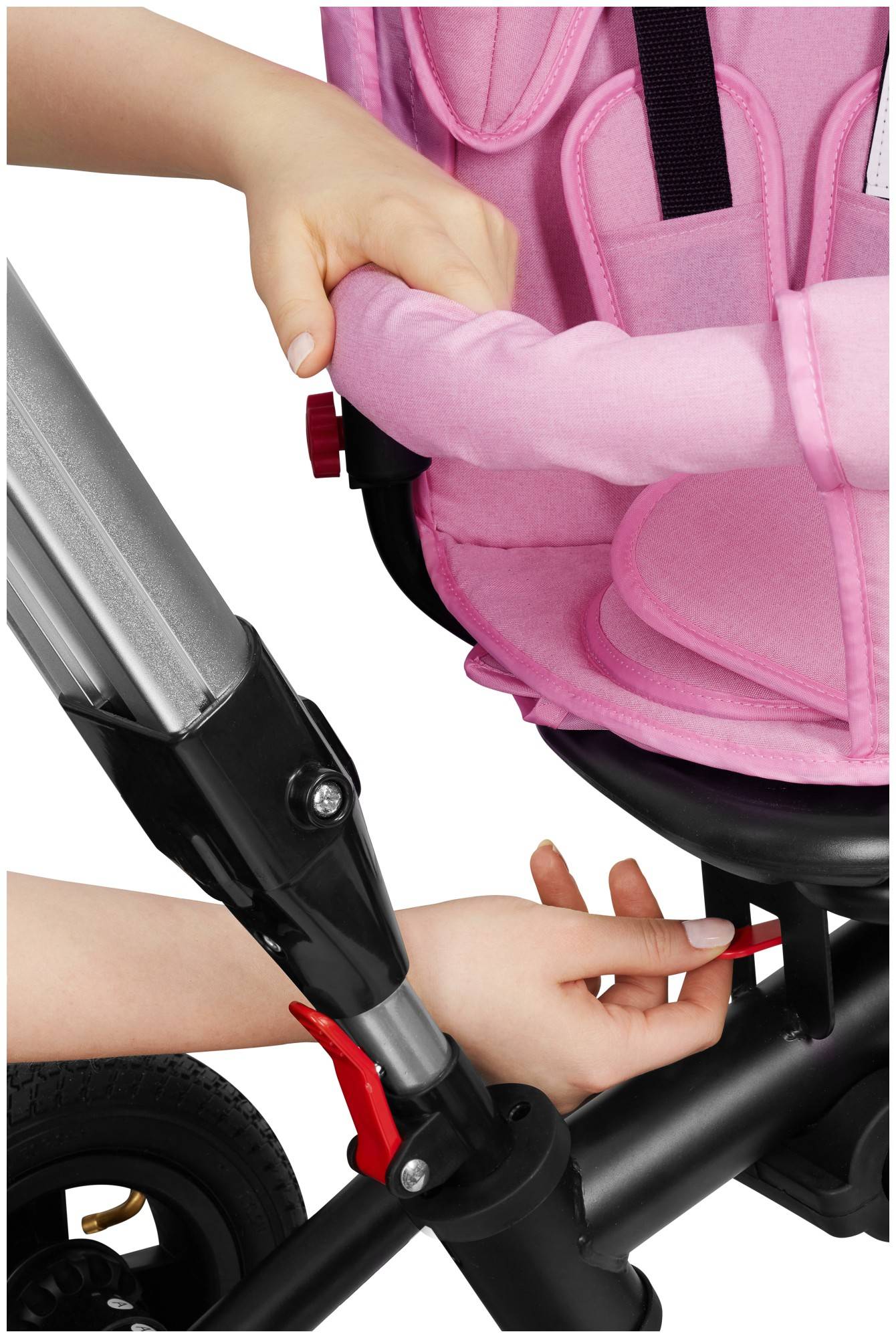 3-колесный велосипед HyperMotion Tobi  Velar с родительской ручкой