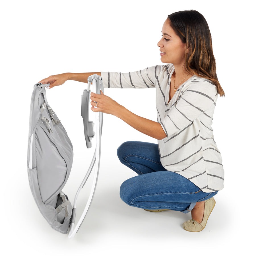 Детский шезлонг-качалка 2 в 1 Ingenuity Cuddle Lamb, 74451121188