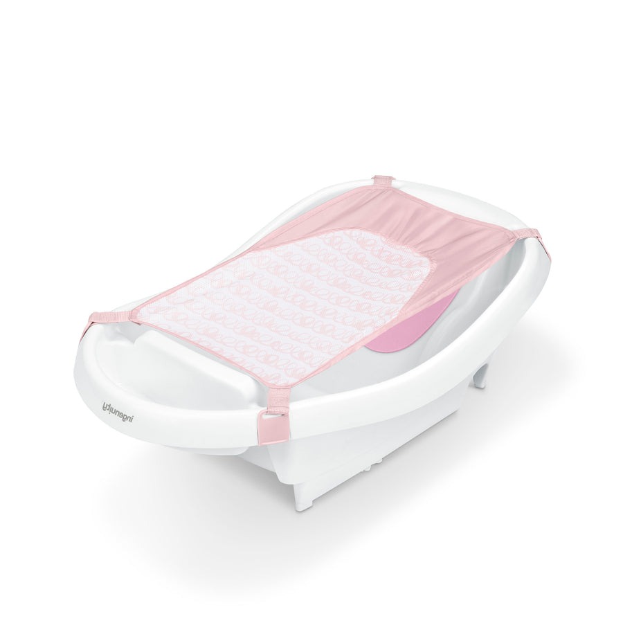 Детская ванночка Ingenuity Comfy Clean Deluxe, Pink-White, 12914171387
