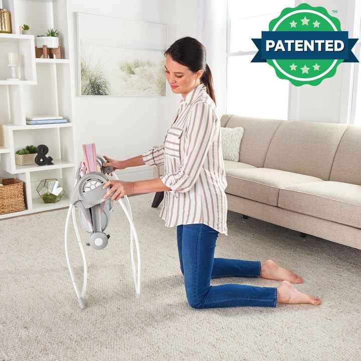 Детское электронное кресло-качалка 2 в 1 Ingenuity Comfort 2 Go