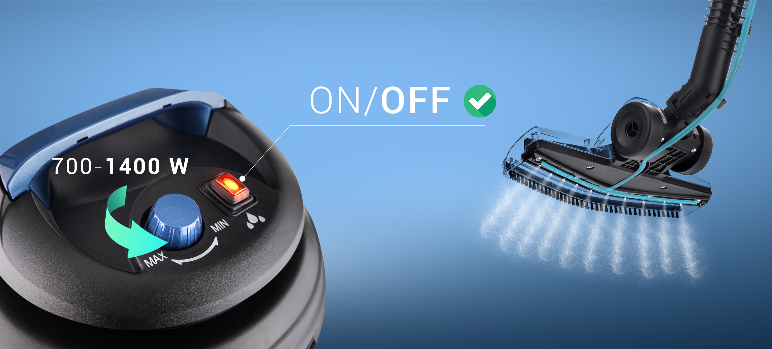 Многофункциональный моющий пылесос Kanwod SuperWash 10 в 1, 4678