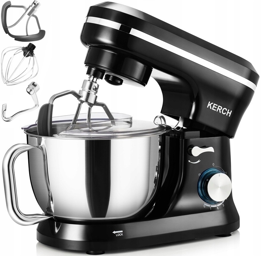 Тестомес-миксер планетарный Kerch Ferro Black, 4382, 4384, 4383