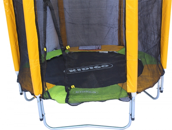 Батут с защитной сеткой Kidigo 140см