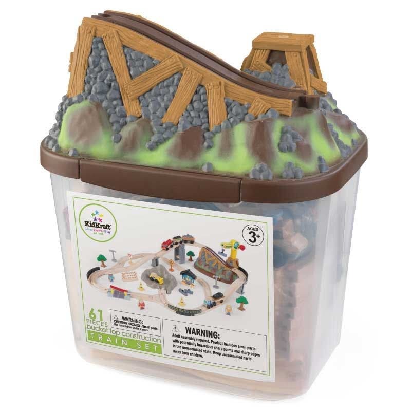Игровой набор KidKraft железная дорога Bucket Top Construction, 17805