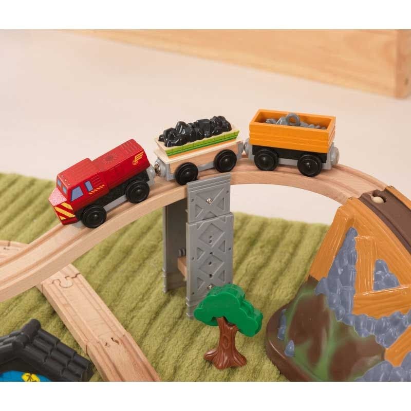 Игровой набор KidKraft железная дорога Bucket Top Construction, 17805