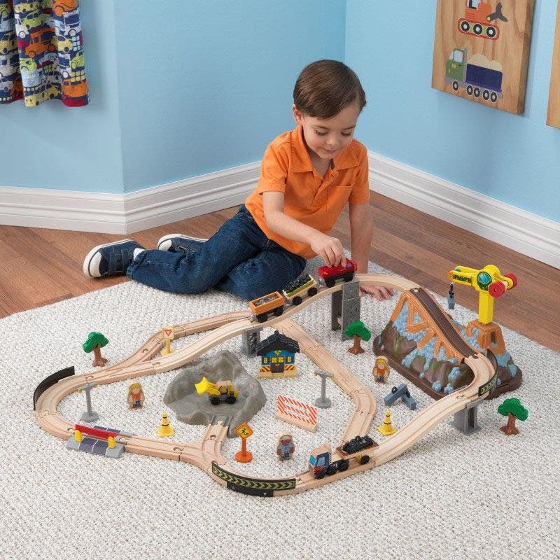 Игровой набор KidKraft железная дорога Bucket Top Construction, 17805