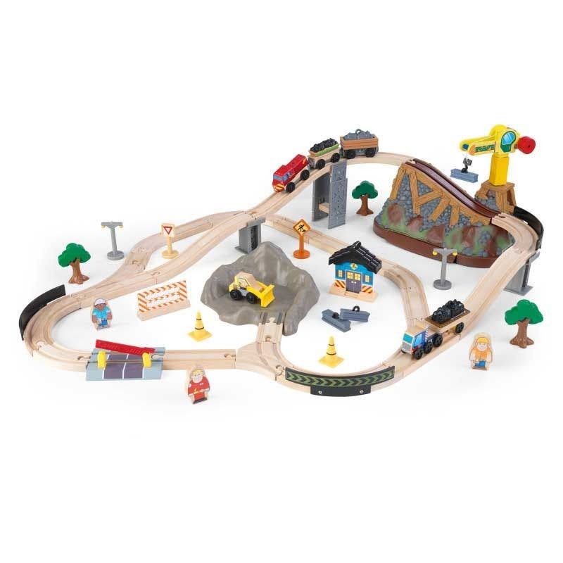 Игровой набор KidKraft железная дорога Bucket Top Construction, 17805