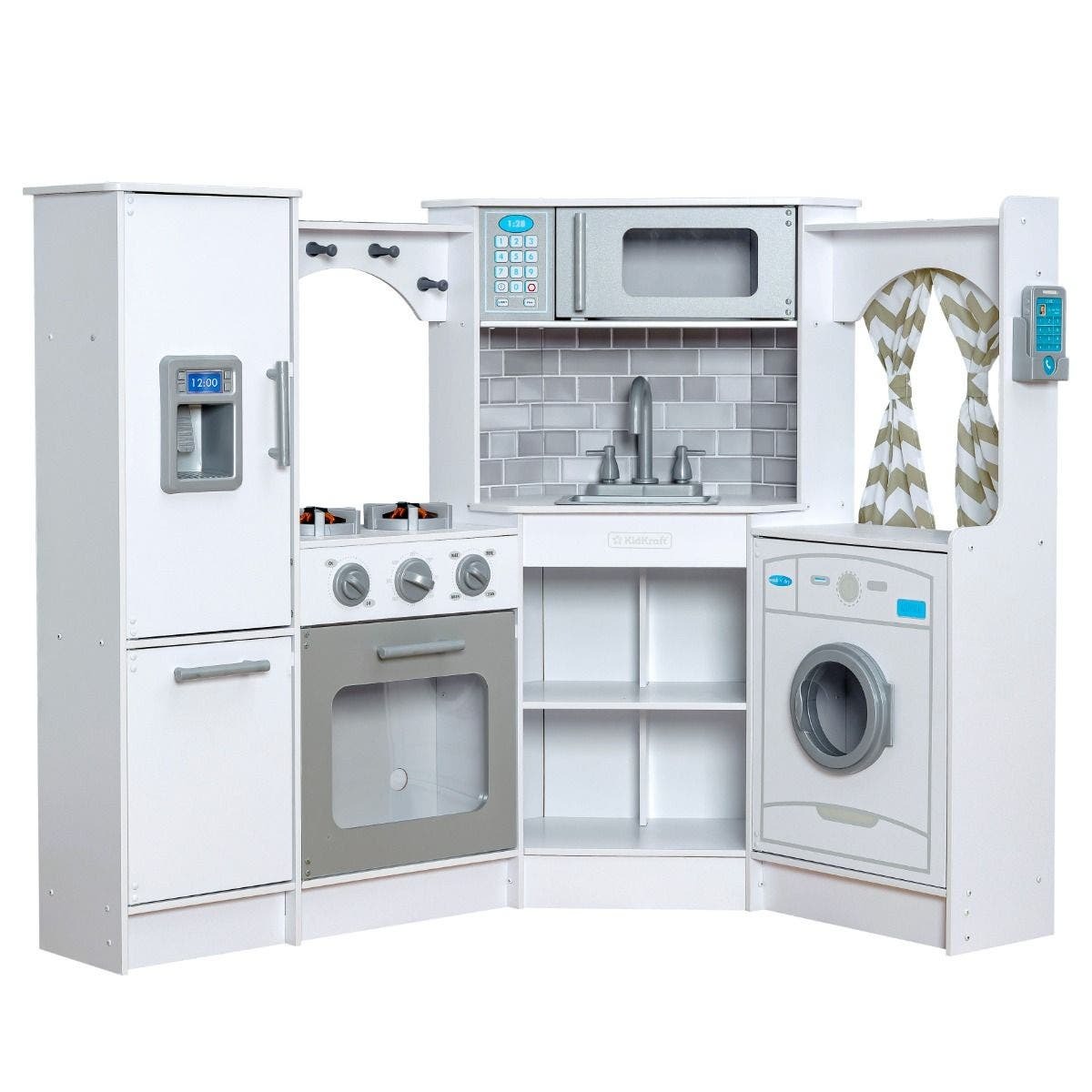Детская кухня KidKraft угловая со светом и звуком, 53386, KK-53365