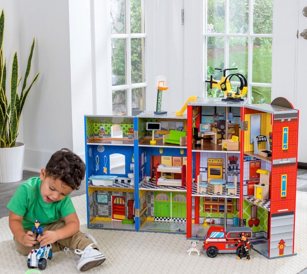 Игровой набор KidKraft Домик пожарника Superhero Guard and Police Everyday Heroes, 63239