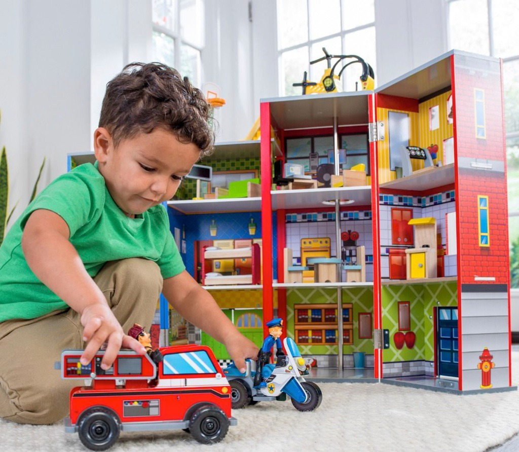 Игровой набор KidKraft Домик пожарника Superhero Guard and Police Everyday Heroes, 63239