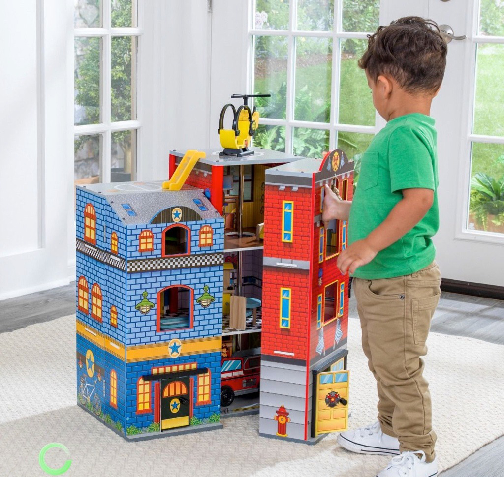 Игровой набор KidKraft Домик пожарника Superhero Guard and Police Everyday Heroes, 63239