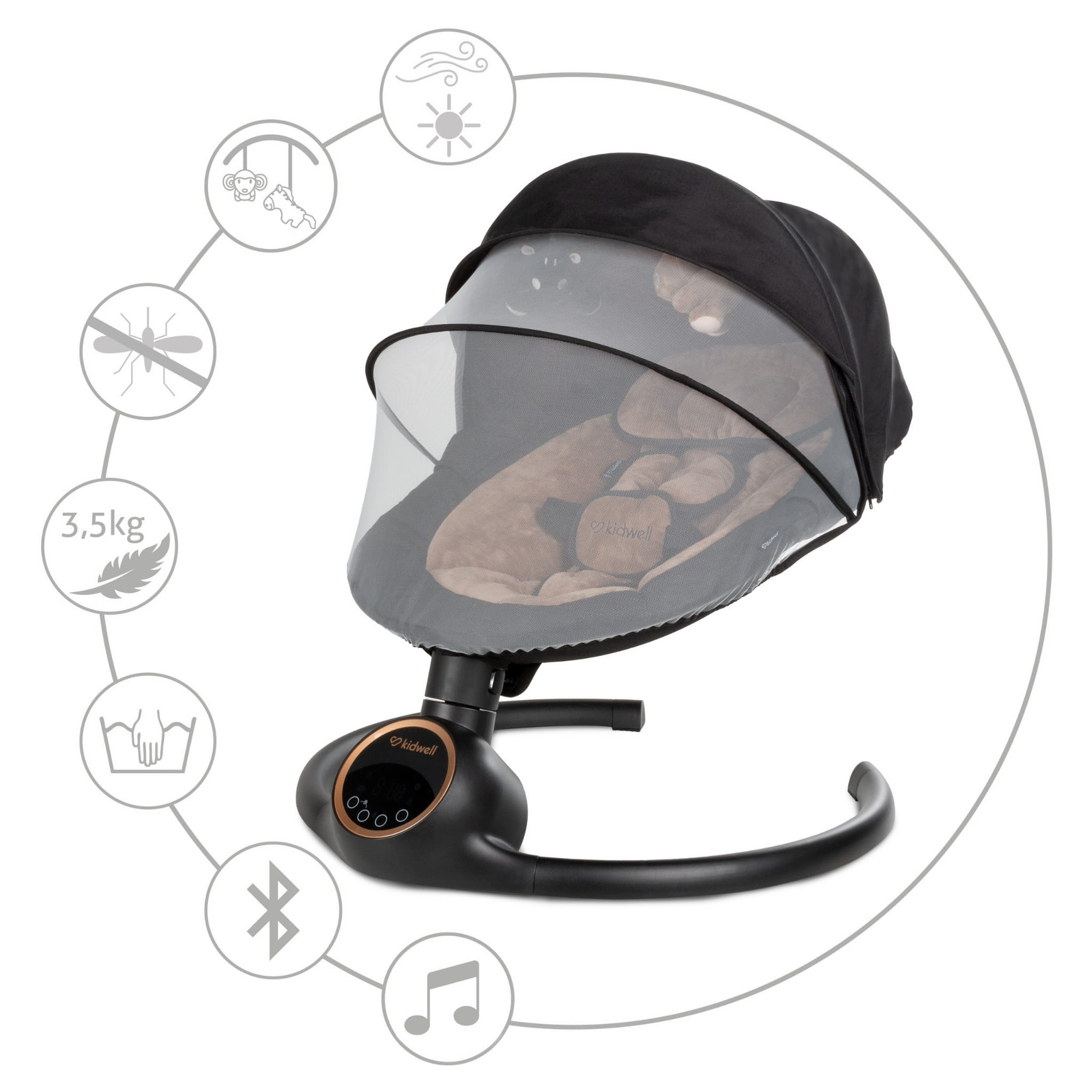 Укачивающий центр Kidwell 2 в 1 Reve