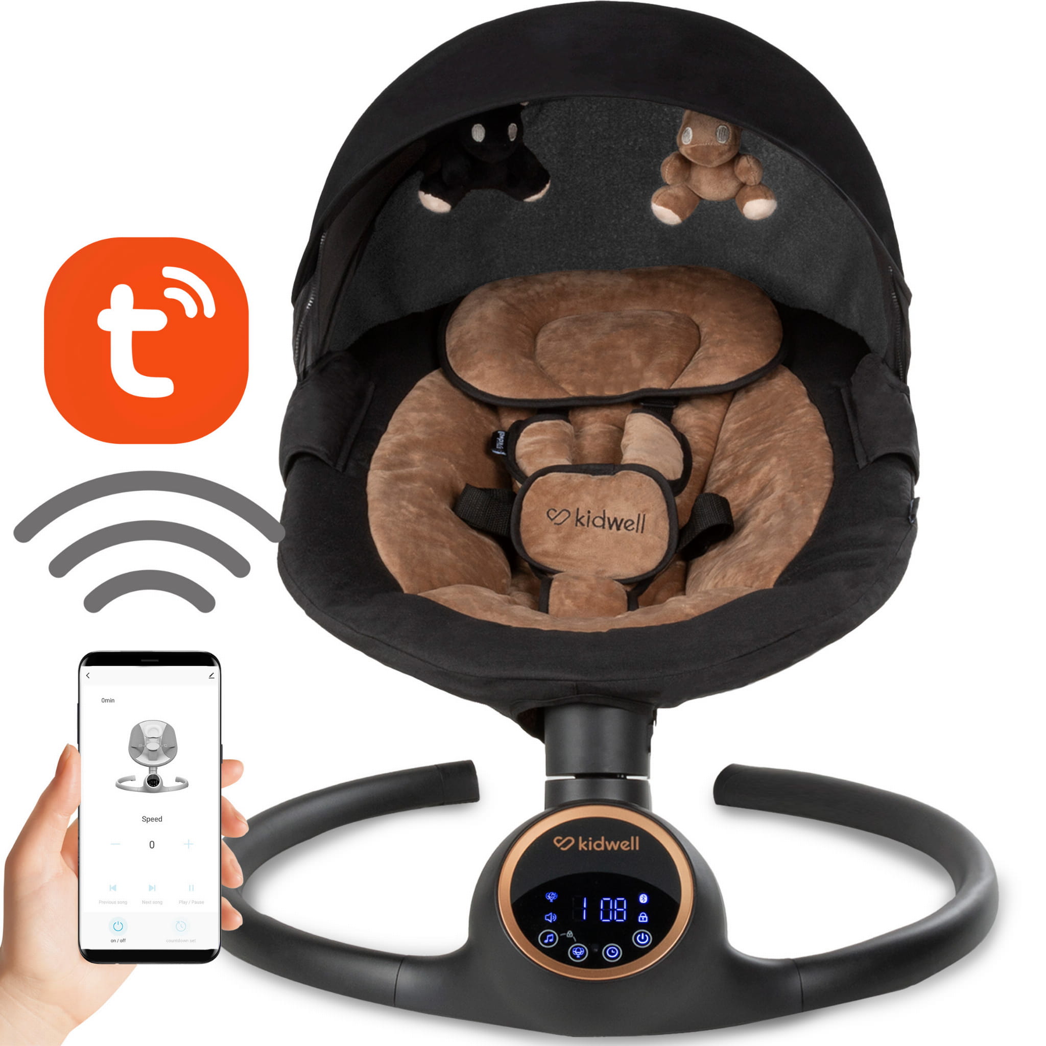 Укачивающий центр Kidwell 2 в 1 Reve