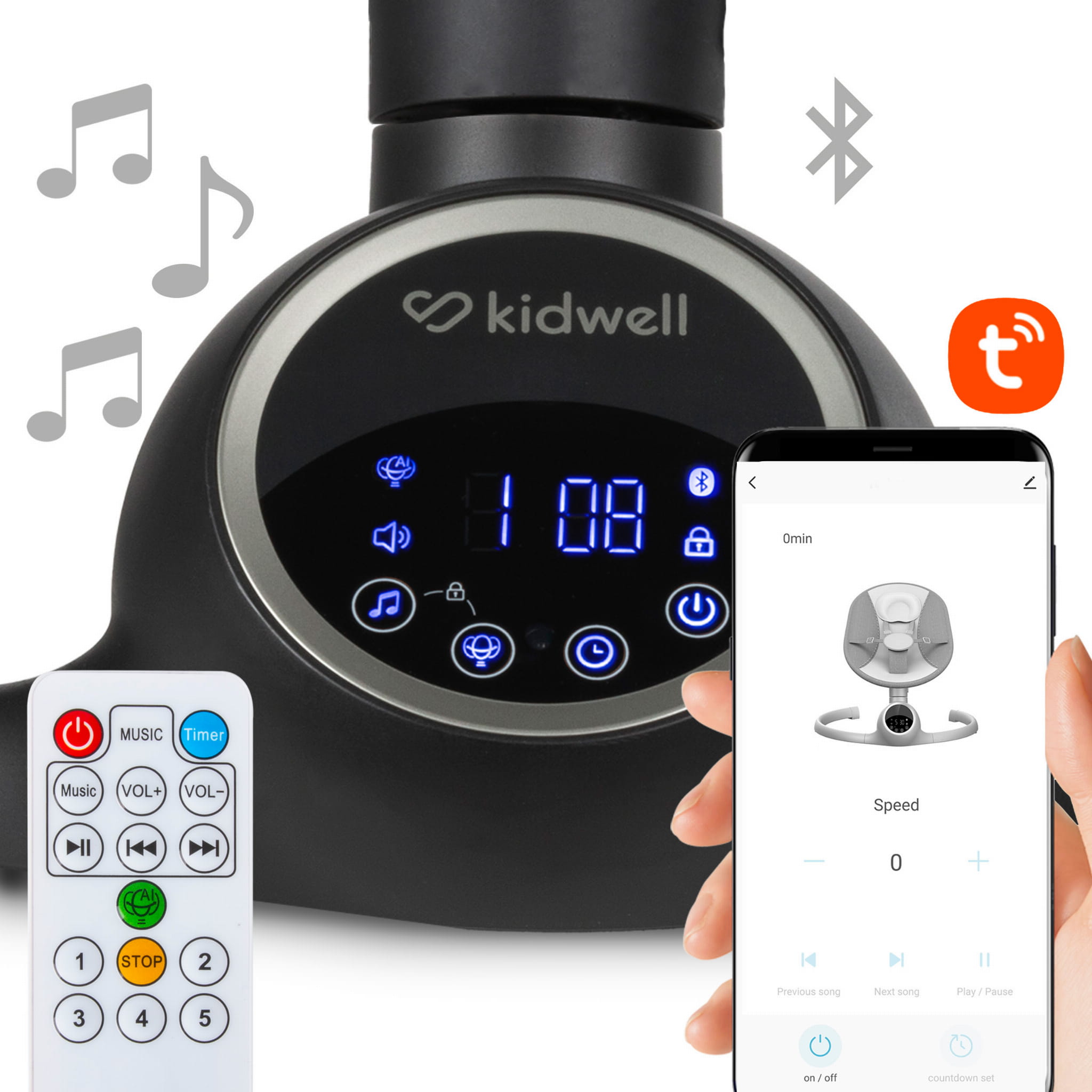 Укачивающий центр Kidwell 2 в 1 Reve