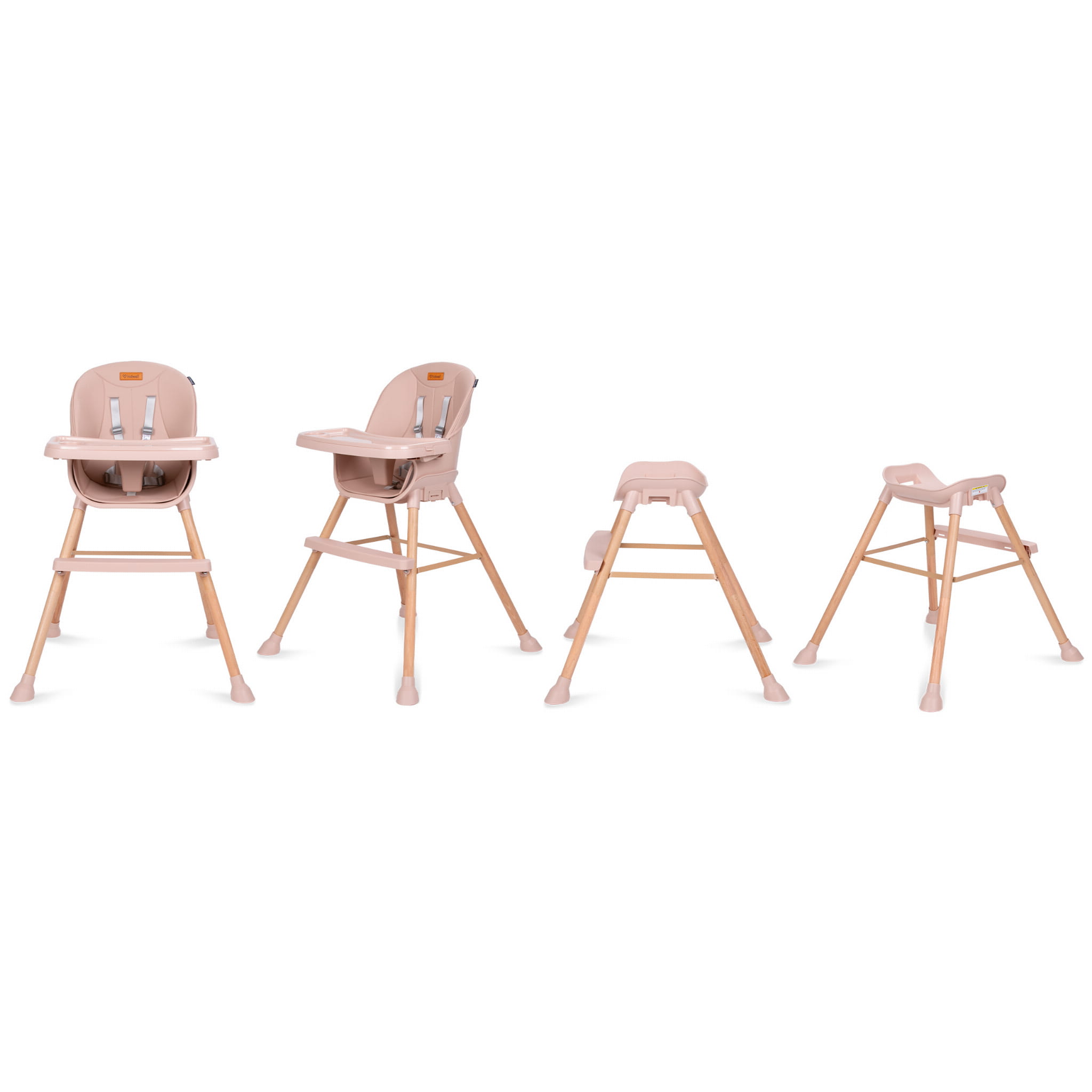 Стульчик для кормления 4 в 1 Kidwell Eatan Wood