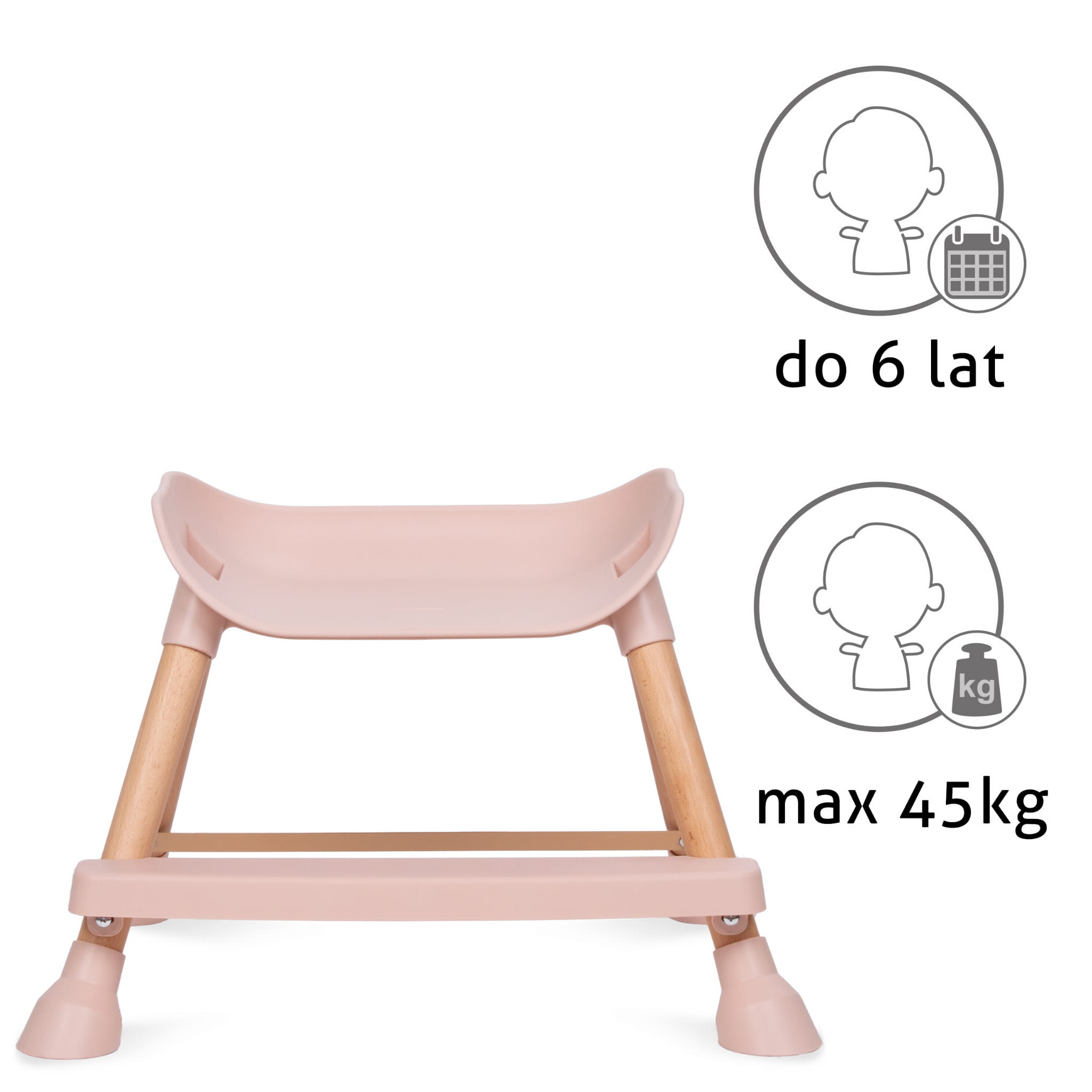 Стульчик для кормления 4 в 1 Kidwell Eatan Wood