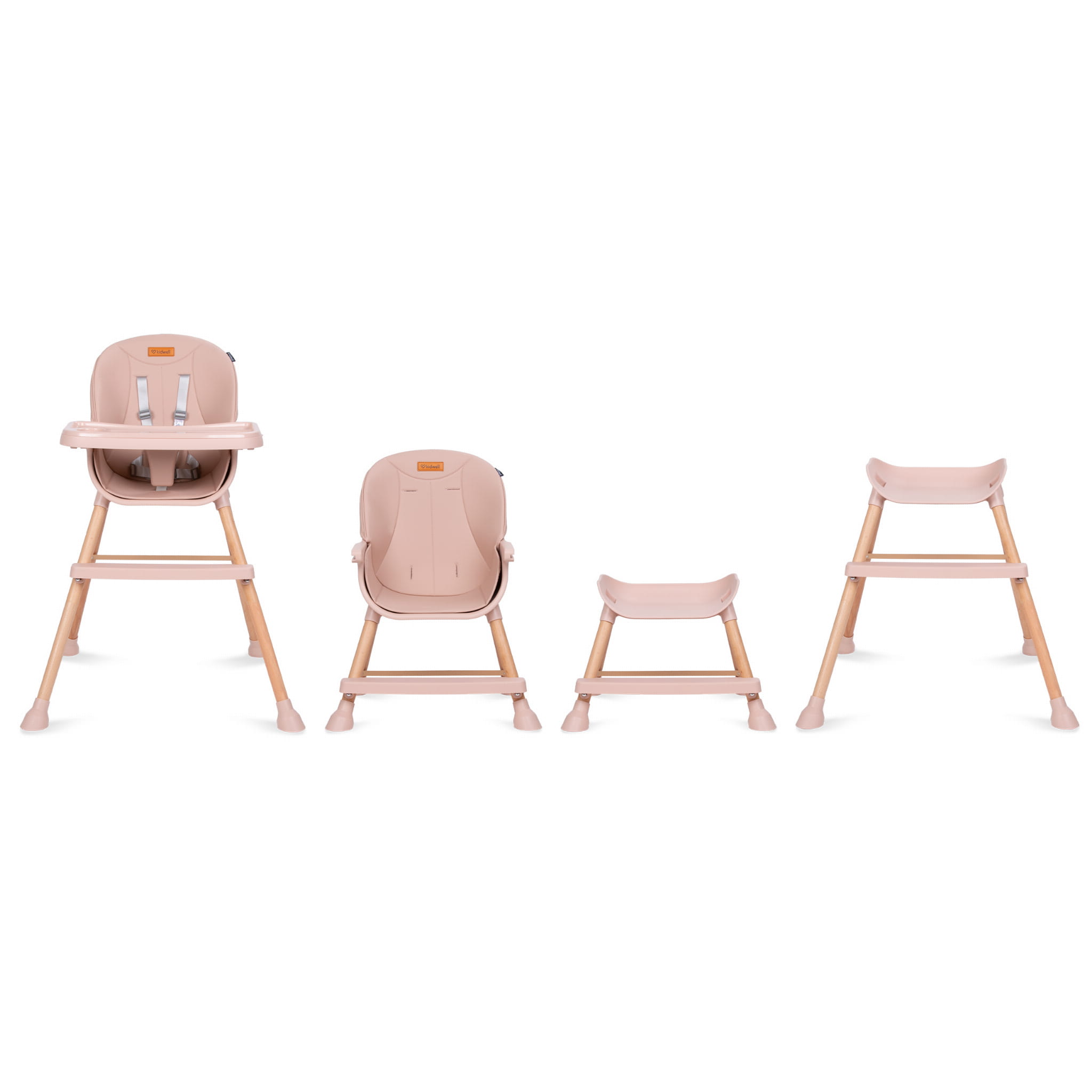 Стульчик для кормления 4 в 1 Kidwell Eatan Wood