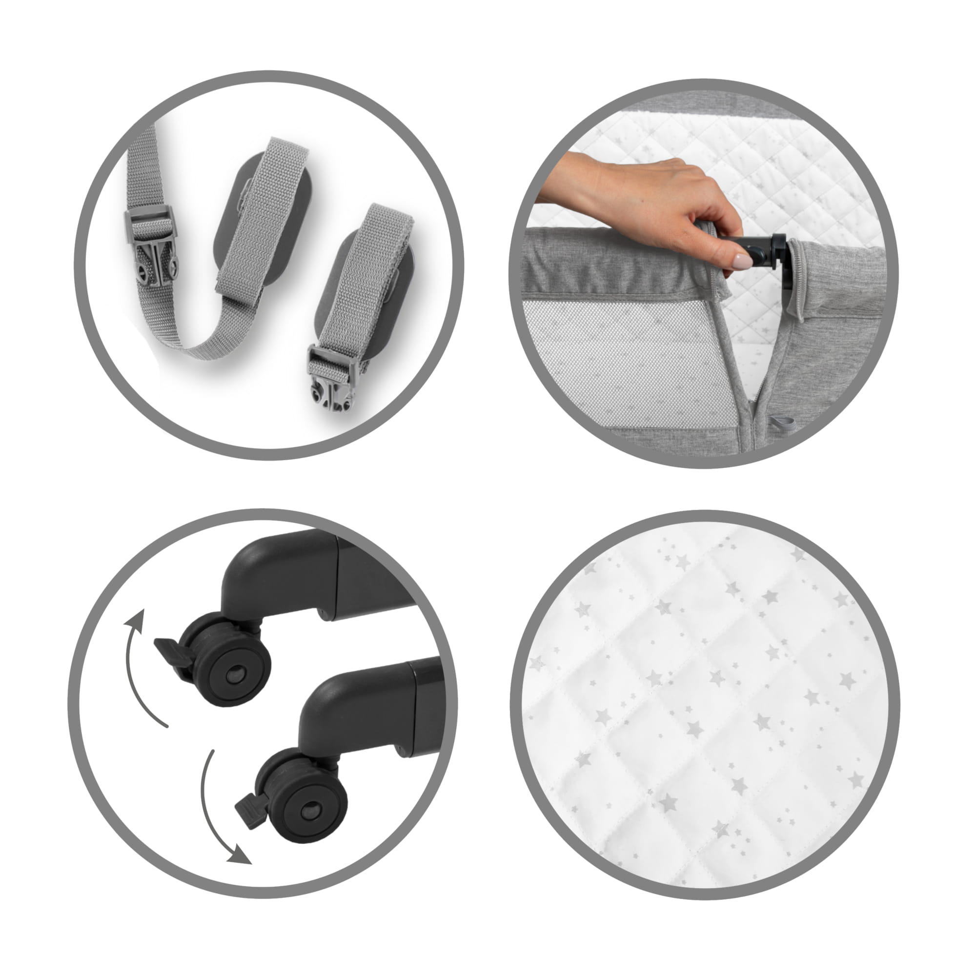 Приставная кроватка Kidwell Snuzzy