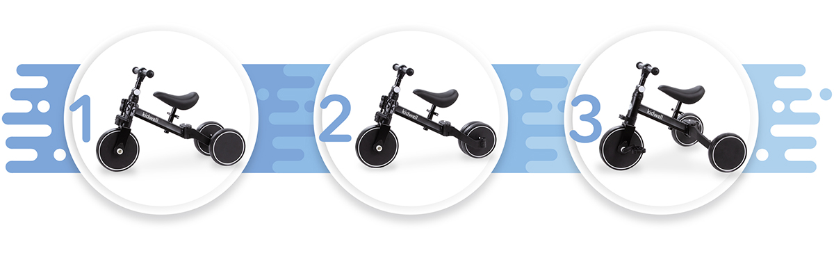 Детский велосипед 3 в 1 Kidwell Pico