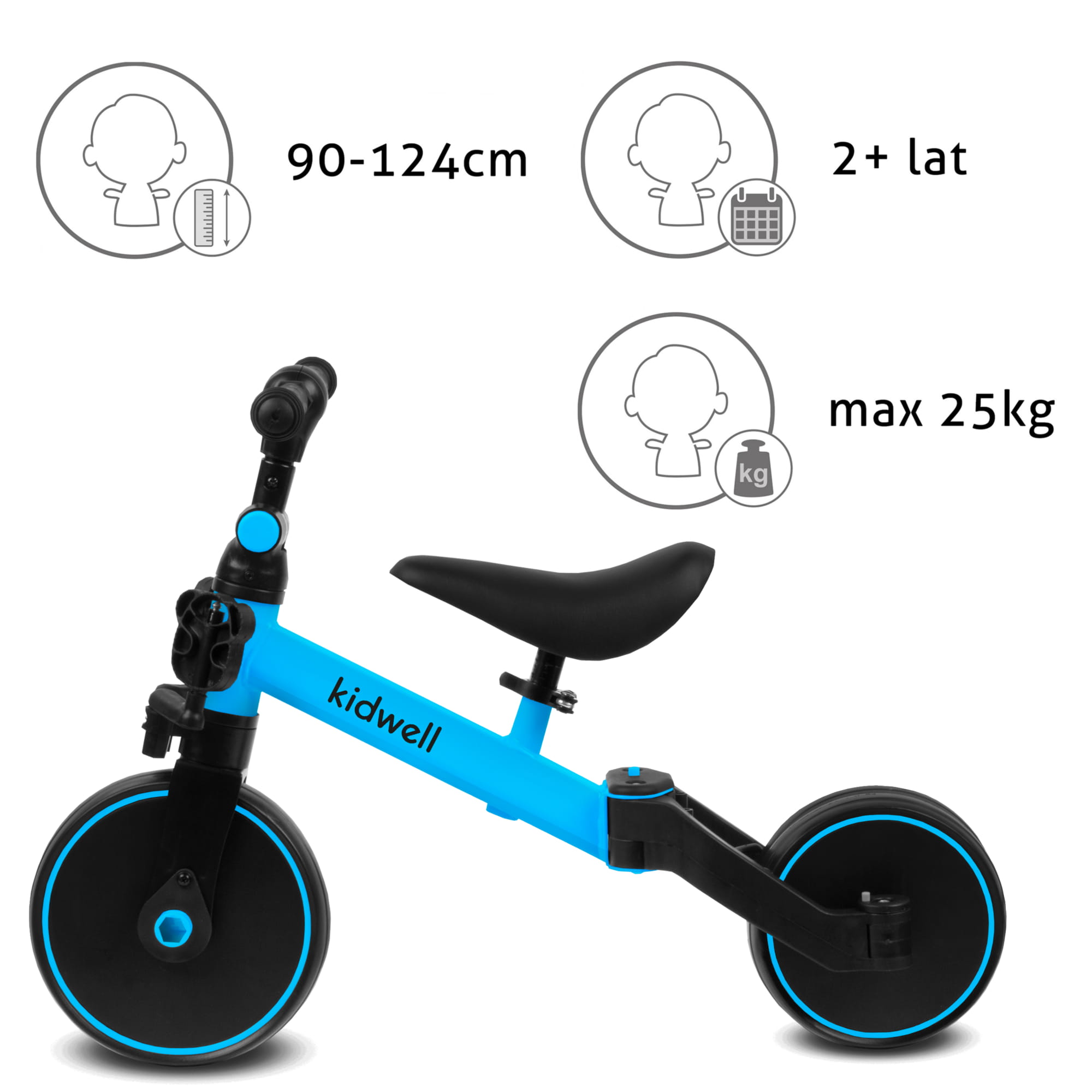 Детский велосипед 3 в 1 Kidwell Pico