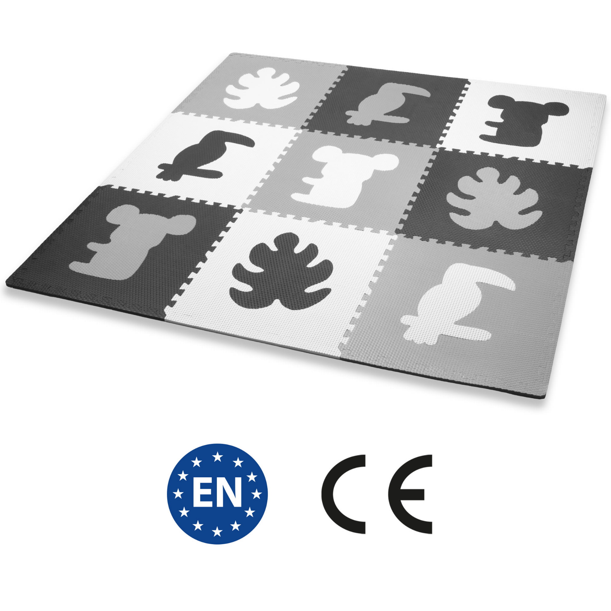 Развивающий коврик-пазл Kidwell Senso Tropical