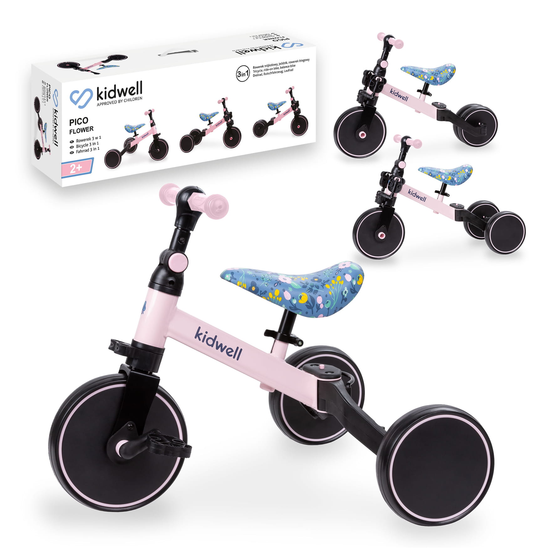 Детский велосипед 3 в 1 Kidwell Pico