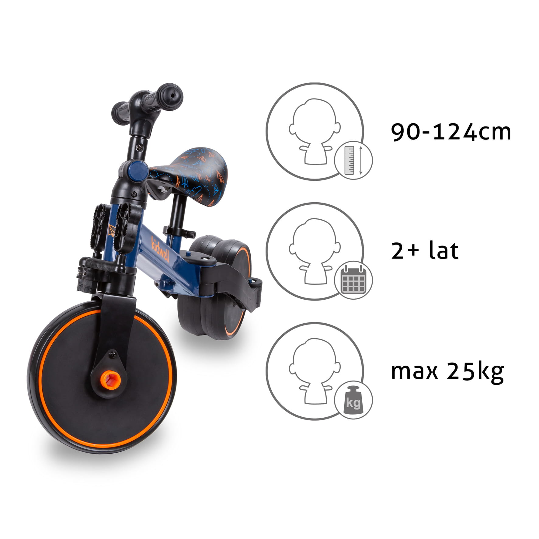 Детский велосипед 3 в 1 Kidwell Pico