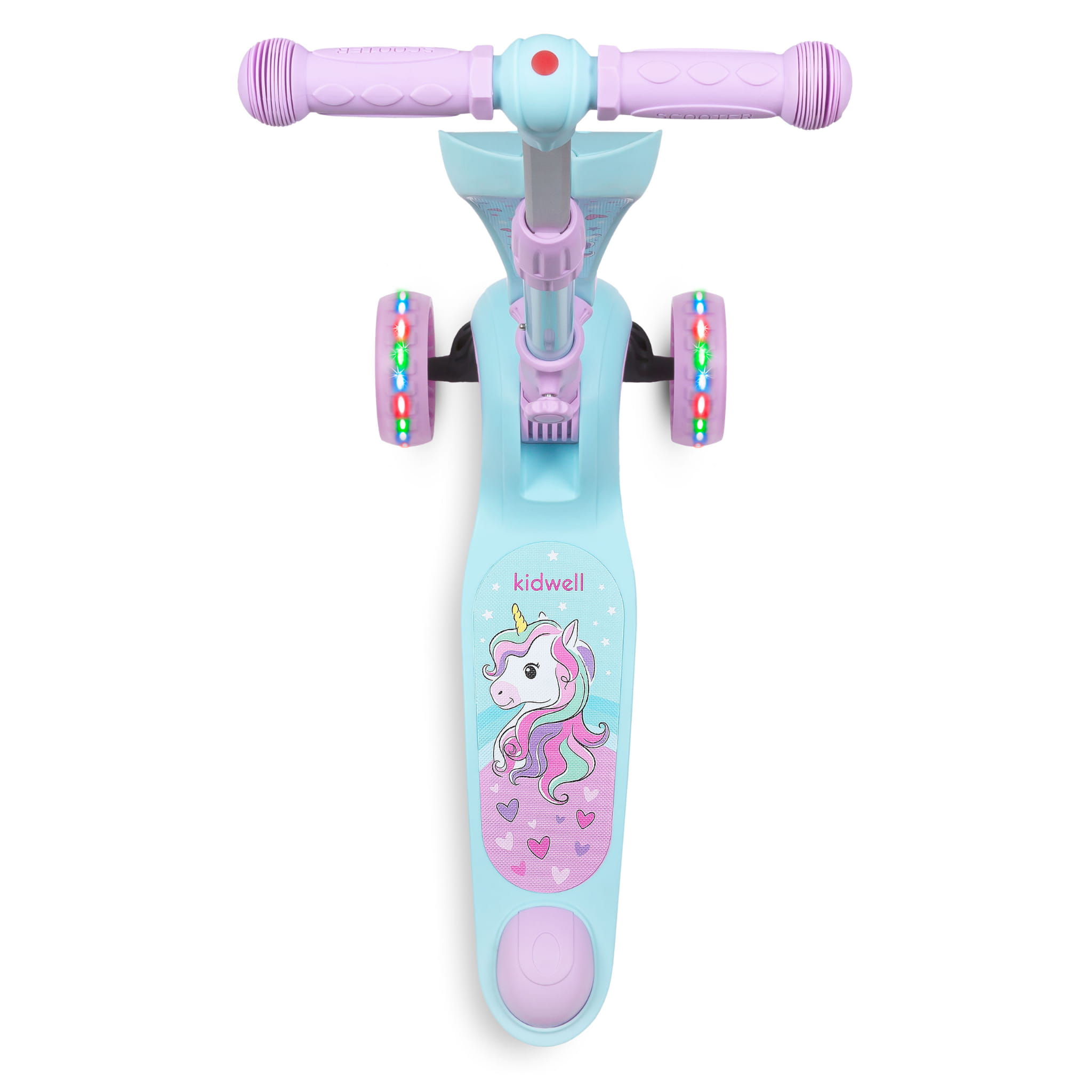 Детский 3-колесный самокат 2 в 1 Kidwell Rimba с седлом