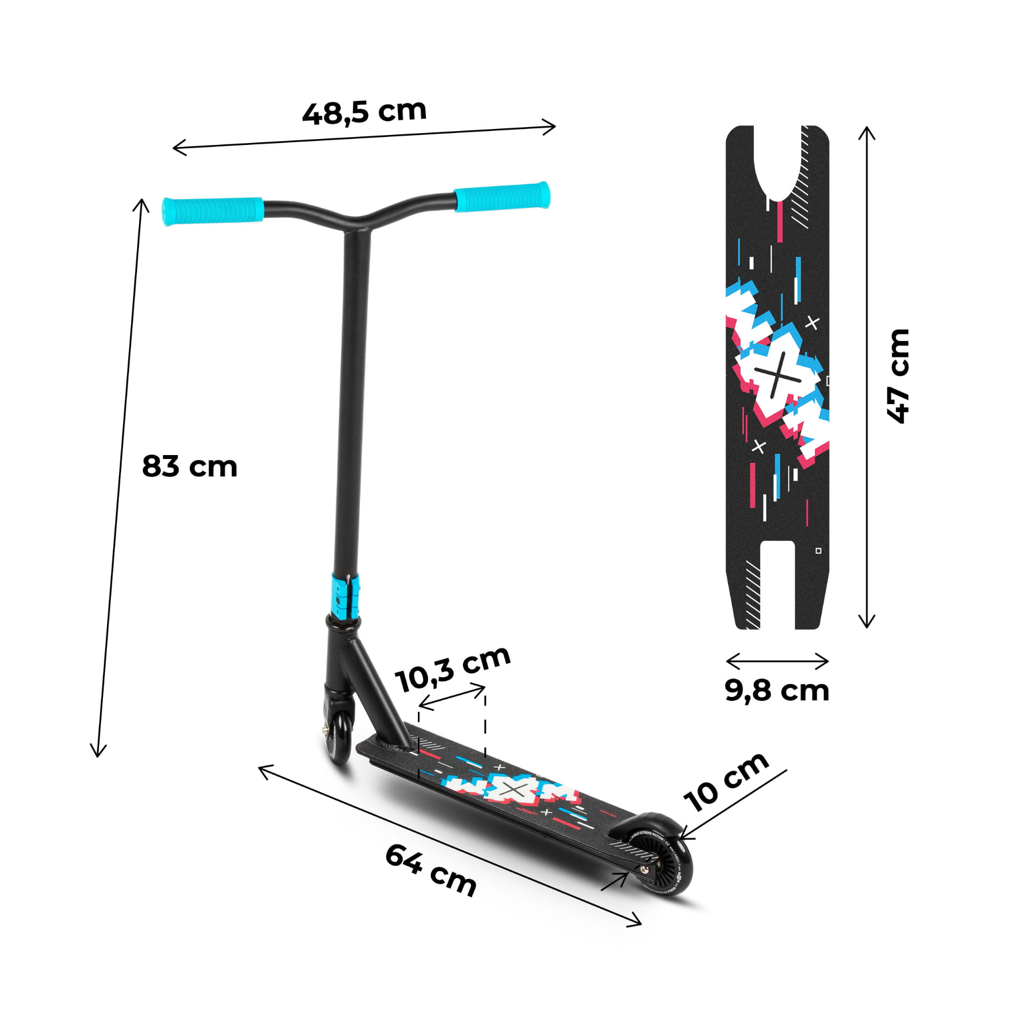 Трюковый самокат Kidwell WXM WRT