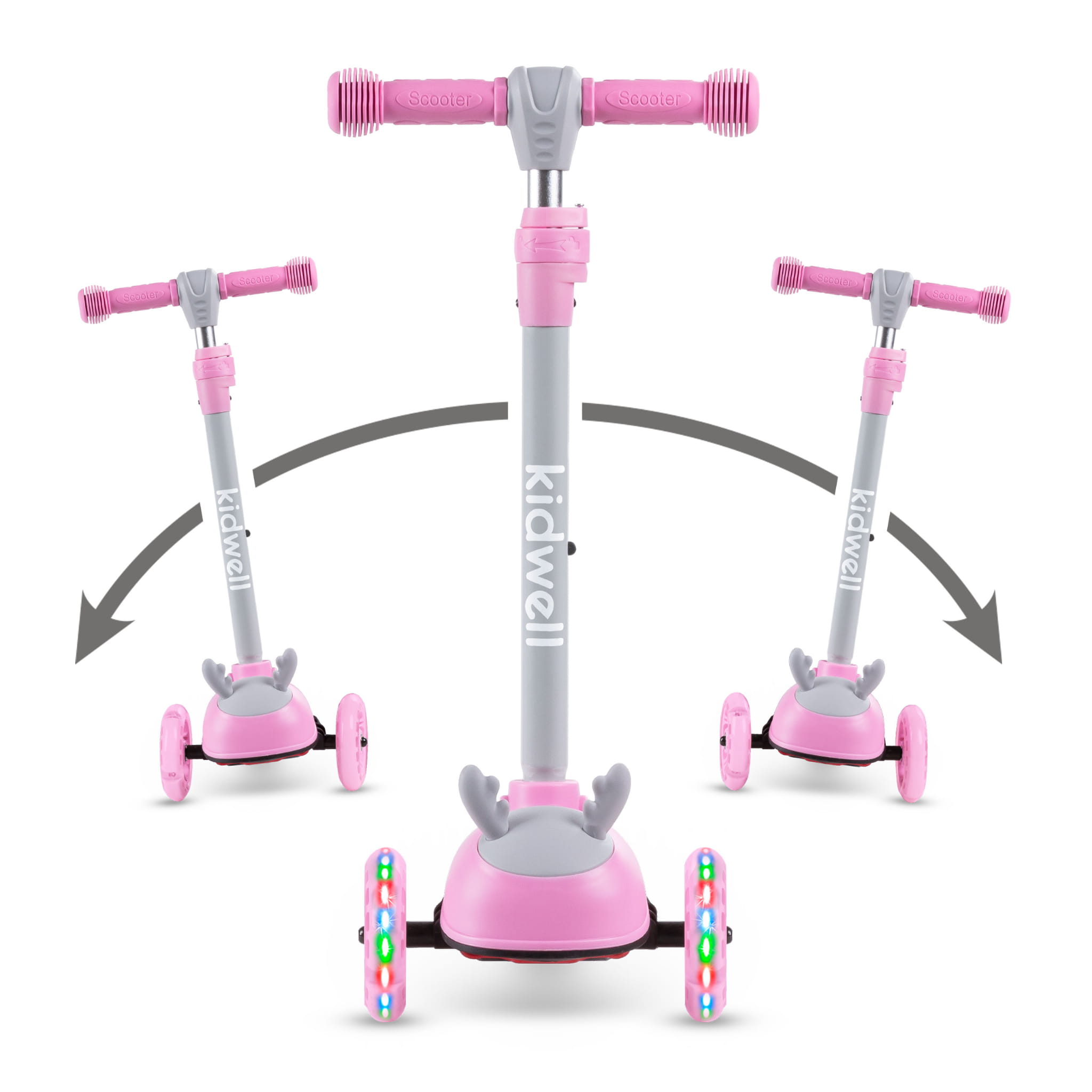 Детский 3-колесный самокат Kidwell Zoocar