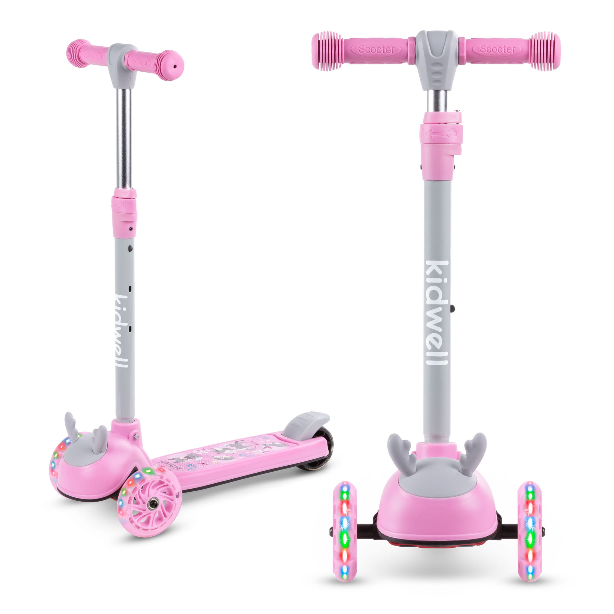 Детский 3-колесный самокат Kidwell Zoocar