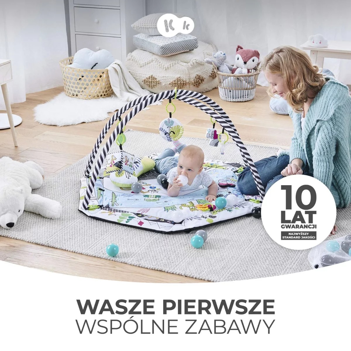 Развивающий коврик - сухой бассейн Kinderkraft SmartPlay