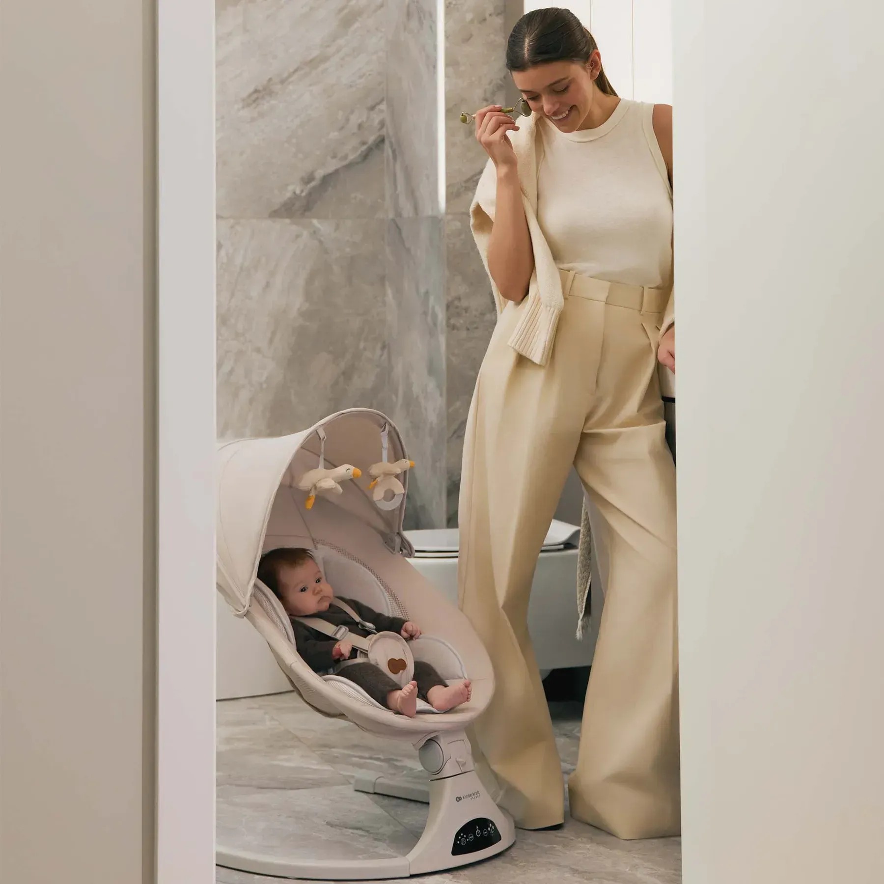 Шезлонг-качалка Kinderkraft Tulsy